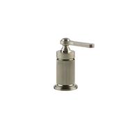 Gessi Venti20 Mitigeur de baignoire, pour écoulement séparé, perçage min. 38mm, montage sur bord de baignoire ou sur plage de carrelage, 65044149, Couleur: Optique Finox