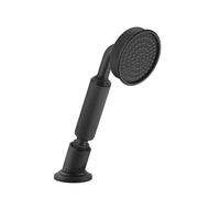 Gessi Venti20 Passage pour flexible de douche, avec flexible et douchette, sans ressort de rappel, 65127299, Couleur: Noir Mat