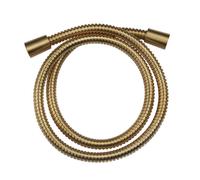 Gessi Venti20 Tuyau 1,50m, en métal avec raccord 1/2, avec embout conique, SP021, SP02148727, Couleur: Laiton brossé PVD