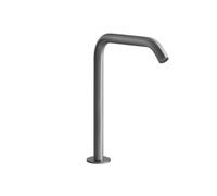 Gessi316 Flessa bec de lavabo sur colonne avec raccord 1/2, hauteur=160 mm x saillie 156 mm, 54093727, Couleur: Laiton brossé PVD