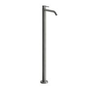 Gessi316 kit prêt à lemploi pour mitigeur de lavabo sur pied, saillie 156 mm, sans vidage, 54095707, Couleur: Métal noir brossé PVD