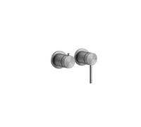 Gessi316 kit prêt à poser pour mitigeur monocommande encastré, douche ou baignoire, cartouche dinversion à 2 voies, 54077726, Couleur: Bronze chaud brossé PVD
