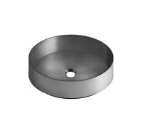 Gessi316, lavabo à poser, rond, inox 400mm, 54601239, Couleur: Acier inoxydable brossé mat