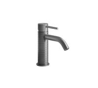 Gessi316 Meccanica, mitigeur monocommande de lavabo, tuyaux de raccordement 3/8, sans vidage, saillie 122 mm, 54202707, Couleur: Métal noir brossé PVD