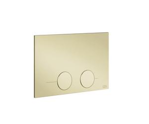 Gessi316 Plaques de fixation pour Tece (Teceprofil et Tecebox), 54617710, Couleur: Laiton PVD