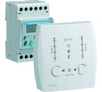 gestionnaire énergie simplifié - 2 zones - 7 jours - hager 49354
