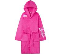 Get Trend Barbie Peignoir Polaire Fille et Ado, Robe de Chambre Enfant avec Capuche et Ceinture, Idée Cadeau (5-6 Ans, Rose Barbie)