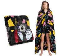 Get Trend Couverture a Capuche pour Femme, Ados et Enfants 130x150 cm, Poncho Plaid Polaire Chaud, Comfy Couverture Portable, Cosy Idee Cadeau