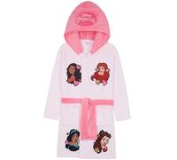 Get Trend Disney Princess Peignoir Polaire Fille et Ado, Robe de Chambre Enfant avec Capuche et Ceinture, Idée Cadeau (2-3 Ans, Rose Clair Disney Princess)