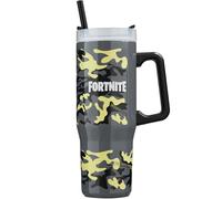 Get Trend Fortnite Double Acier Inoxydable Gobelet Isotherme 920 ml, Anti Fuite Mug Isotherme avec Paille et Poignée, 42H Glace, 12H Froid et 8H Chaud, Sans BPA Gourde Sport ou Travel (Multi Fortnite)