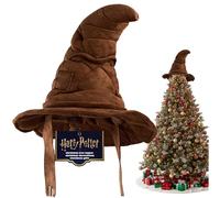 Get Trend Harry Potter Chapeau Sorcier Cimie Sapin de Noël, Decoration Noel Interieur Maison, Peluche Sorting Hat Tree Topper, Idée Cadeau pour Fans