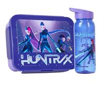 Get Trend KPop Demon Hunters Bento Lunch Box et Gourde Enfant Ensemble Huntrix Boite Repas à Compartiments et 600ml Gourde avec Paille, Sans BPA, Fourniture Scolaire, Kpop Cadeau Fille