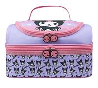 Get Trend Kuromi Sac Isotherme Repas Enfant Sacs Lunch Kawaii avec 2 Compartiments pour Boite à Gouter École Sortie Pique Nique (Multi Kuromi)