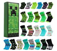 Get Trend Minecraft Calendrier de l'Avent 2026 Garçon et Ado, 24 Chaussette