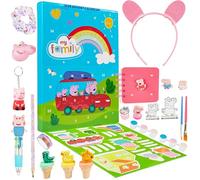 Get Trend Peppa Pig Calendrier de l'Avent 2026 Enfant Fille, 24 Surprises | Coffret Cadeau avec Papeterie, Mignon Accessoires et Surprises Compte à Rebours de Noël Idee Cadeau Fille (Multi Peppa Pig)