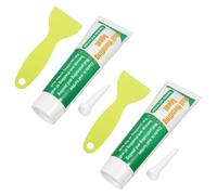GETAJGHSD 2 Ensembles Pâte de Réparation Murale Verte pour Reboucher Fissures et Trous, Pâte Plastique Grattoir, pour Réparer Graffitis et Défauts sur Murs