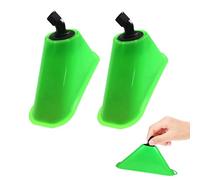 GETAJGHSD 2pcs Couvercle de Pulvérisateur Électrique Coupe-Vent en Plastique Vert, Forme Corne et Éventail, Accessoire Pratique pour Arrosage de Jardin