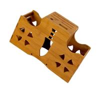 GETAJGHSD Bloc à Couteaux en Bambou Marron Solide et Multifonctionnel, Support Pratique pour Couteaux Cuisine et Ustensiles, pour Rangement Domestique