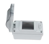 GETAJGHSD Boîte Électrique Étanche Extérieure Ip65 pour Maison et Jardin, Coffret de Distribution 2 Voies en PC et Abs Couvercle Transparent et Montage en Saillie
