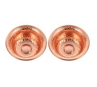 GETAJGHSD Coupes de Culte en Cuivre 7 CM Lot de 2 Bols d'Offrande pour Temple Bouddhiste Accessoire de Rituel Traditionnel