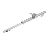 GETAJGHSD Étai Télescopique Réglable en Alliage D'aluminium Argenté, Loquet de Fenêtre Antivent Facile à Installer pour Maison et Bureau