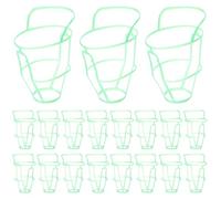 GETAJGHSD Filets Suspendus en Plastique Vert en Plastique pour Petites Bouteilles Support Solides Housses Réutilisables pour Bouteilles de Perfusion pour Infusion à Domicile et Hôpital