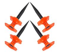 GETAJGHSD Guides de Tuyau D'arrosage pour Jardin, Conception Facile à Tirer 4pcs en PP Picots de Guidage Protection pour Tuyaux Espaces Verts Extérieurs