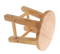 GETAJGHSD Tabouret en Bois Massif Robuste Surface Lisse, Petit Meuble Chic et Rustique Maison Bureau, Dimensions 25x25 Cm