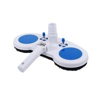 GETAJGHSD Tête de Brosse de Piscine en Plastique Bleu de 13 Pouces Balai pour Piscine Léger et Finement Travaillé Nettoyage en Camping