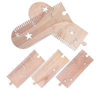 GETAJGHSD Toise en Bois Naturel 12 M Étoile - Tableau Mural de Taille et Croissance pour Garçon et Filles - Décoration Murale pour Chambre d Garçon et Filles et Présent Anniversaire