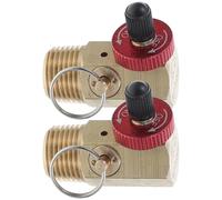 GETAJGHSD Vanne Combinée Résistante à la Corrosion 1/2 X 1/4 Npt en Laiton Accessoire pour Compresseur D'air Portable pour Réservoir D'air en Situations D'urgence Industrielle