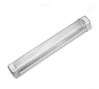 Getdoublerich Boîte à copeaux de bois en tube d'acier inoxydable pour barbecue froid, générateur de fumée portable pour barbecue en plein air accessoires