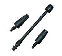 Getdoublerich Lance de pulvérisation haute pression avec buse turbo pour nettoyeur haute pression Karcher K2 K3 K4 K5 K6 Noir 45 cm