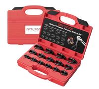 GETLITOOL Jeu De Clés À Ergot, 15 Pièces Clés À Ergot 8-24 Mm, Acier Cr-Mo, Entraînement 3/8" Et 1/2"