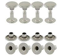 GETMORE Parts Rivets tubulaires, Calotte Simple, Acier - à partir de 100 pièces (Argent nickelé, 9 mm)