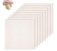 GETRICH 8 Pièces Etamine Alimentaire 50x50cm Cheesecloth Non Blanchi | Mousseline Alimentaire Lavable Etamine Cuisine Réutilisables Étamine Alimentaire pour Filtrer Jaus Beurre Lait de Noix Tofu