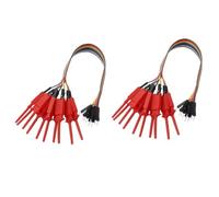 Gettimore 20 cm 20 broches mâle test crochet clip kit analyseur logique et | 20 cm 20 broches mâle test crochet clip kit analyseur logique et circuit imprimé sonde clips de test mâle 20 broches
