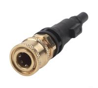 Gettimore Adaptateur pour nettoyeur haute pression Karcher à connexion rapide en laiton et nylon 14 mm M22 femelle vers raccord 6,35 mm pour modèles K Series K2-K7 SLP pour nettoyage des accessoires