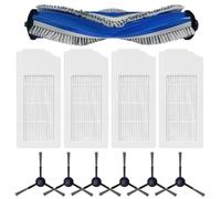 Gettimore Brosse principale latérale et kit de filtre pour ECOVACS DEEBOT N20/N20 PLUS/PRO PLUS 1 Set avec poils en nylon pour robot de nettoyage de sol Accessoires
