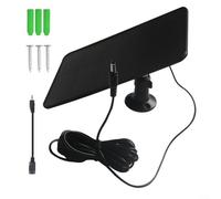 Gettimore Caméras de surveillance avec panneau de charge solaire 6 W et pour sonnettes de porte Ring - Sortie en silicium monocristallin 5 V avec câble d'extension de 5 m - Kit de connecteurs DC5521