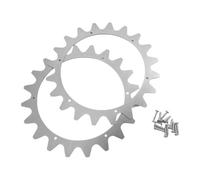 Gettimore Clous de traction en acier inoxydable 238 mm pour tondeuse à gazon Ecovacs Chèvre Kit de mise à niveau avec vis antidérapantes