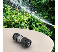 Gettimore Compatible avec Karcher Large Union, coupleur à connexion rapide en alliage d'aluminium pour nettoyeurs haute pression, adaptateur noir robuste 1 pièce