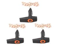 Gettimore Elastostart Lot de 3 poignées de démarrage avec corde de 4,5 mm pour scie à tronçonner Stihl TS400 TS410 TS420 TS460 TS510 MS380 MS660