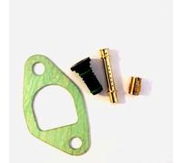 Gettimore Ensemble de joints de carburateur de générateur pour GX100 EU2000i EB2000i GX100RT collecteur d'admission avec tube en mousse injecteur principal en plastique pour tondeuse à gazon