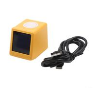 Gettimore for geekmagic NerdMiner Horloge numérique multifonction pour stocks et devises, station météo WiFi compacte (jaune)
