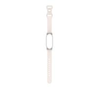 Gettimore For PLAUD NotePin S Sangle en Silicone Réglable Antichoc PC Case Bracelet Étanche Résistant à la Sueur Bande de Protection pour Appareil d'Enregistrement Blanc