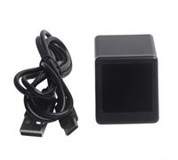 Gettimore Geekmagic NerdMiner Horloge numérique multifonction pour stocks et devises, station météo WiFi compacte (noir)