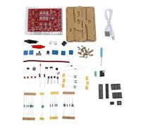 Gettimore Kit d'entraînement à souder électronique multifonctionnel DIY Multimètre numérique Ensemble d'assemblage pour apprendre la tension, le courant, la température, la logique avec boîtier