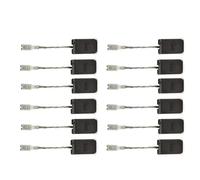 Gettimore Lot de 12 balais de carbone 17 x 10 x 5 mm pour meuleuse d'angle Bosch GWS 1000 1100 1400 10 11 14 15-125