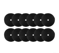 Gettimore Lot de 12 paillis en fibres pour arbre à anneaux, 62 cm de diamètre extérieur, paillis d'arbre pour anneau pour pots de fleurs, barrière ronde